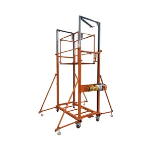 Household construction 5m portable foldable mobile electric scaffold lift platforms 500kg