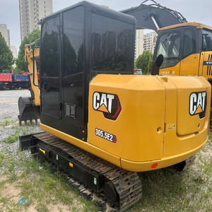 Mini-excavatrice Cat305.5 d'occasion 2022, équipement de construction Caterpillar 5,5 tonnes du Japon, composants principaux : moteur, boîte de vitesses, PLC, pompe - Product Image 1