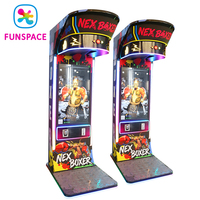Funspace Nouvelle Machine de Jeu d'Arcade de Boxe de Rue à Monnayeur, Écran 32 pouces, Machine de Jeu Vidéo de Boxe d'Arcade