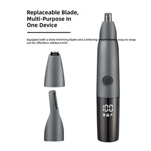 <b>Electric</b> Nose Hair Trimmer 3 In 1 Digital Display Full Body Washable USB Charging Trim <b>Kit</b> - Product Image 5