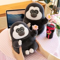 2025 AIFEI jouet blanc face singe moche mignon Lotus gorille en peluche jouet enfants dormir poupée oreiller