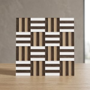 Carrelage extérieur en porcelaine antidérapant série Punch, motif bois moderne, 30x30cm, finition mate, idéal pour les parkings - Product Image 4