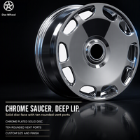 Jantes chromées DW à disque bombé, à dix trous, 17, 18, 19, 20 pouces, à rebord profond, finition miroir, taille personnalisée, compatibles avec Mercedes C260 C300 CLA E260