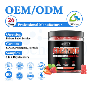 Gummies de créatine pure 3g à marque blanche, formule personnalisable, gummies pré-entraînement, énergie pour hommes et femmes, croissance musculaire - Product Image 1