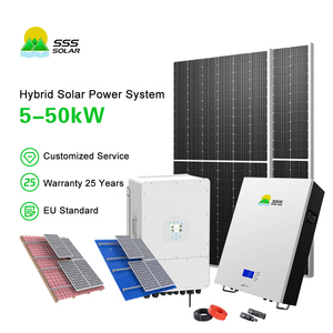 SSS năng lượng mặt trời hoàn chỉnh lai 3 pha 8KW 10KW 12KW 15KW <span class=keywords><strong>20kW</strong></span> 30Kw 50kw 100kw 48V trên hệ thống năng lượng mặt trời LAI LƯỚI - Product Image 3