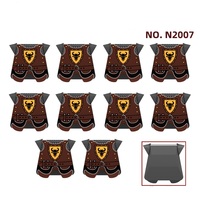 Bouclier et casque de chevalier médiéval, armure, armes militaires, accessoires de soldats, jouets de construction pour enfants N2007-N2010