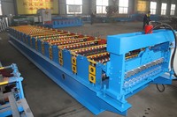 Machine de formage de rouleaux de tôle d'acier pour toiture en tôle ondulée pour toit en métal