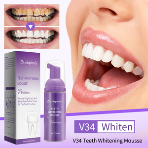 Hương vị màu tím bong bóng răng miệng sức khỏe làm trắng kem đánh răng chai để sử dụng nhà - Product Image 4