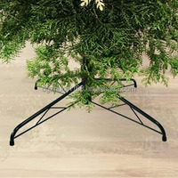 Vente en gros régulièrement Accessoires pour sapin de Noël en métal blanc Pied en métal pour sapin de Noël en métal
