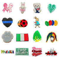 Patch Logo Décoratif Personnalisable en Tissu Non-Tissé Feutre Brodé 3D Alphabet pour Sweat à Capuche, à Coudre ou Thermocollant, Vente en Gros