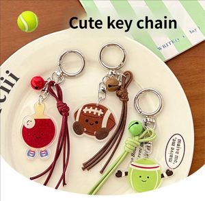 Porte-clés en acrylique en forme de boule, dessin animé, écologique, créatif et pratique, petit cadeau - Product Image 2