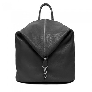 Mochila de cuero genuino para mujer, elegante y duradera, con múltiples compartimentos y cremallera, para la escuela, viajes, oficina, compras, uso diario. - Product Image 2