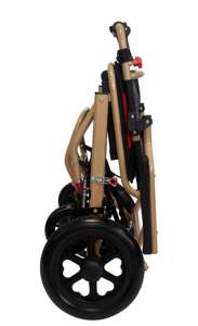 Fauteuil roulant léger manuel pliant de maison d'hôpital d'approvisionnement direct d'usine avec des repose-pieds détachables - Product Image 2