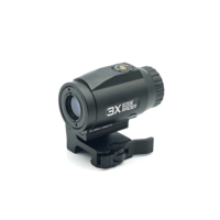 Hunting Prism Scope Edge 3X Magnifier Sight Quick Release Mount Tactical Optical Scope Equip with Holographic Red Dot Sight