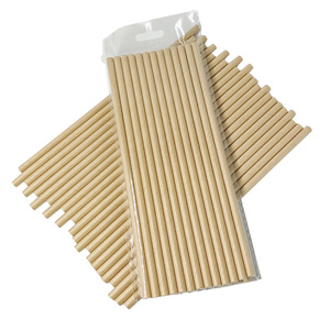 Pajitas de Papel Kraft Natural Marrón Ecológicas y Saludables Más Vendidas, Sin Sabor, Sin Colorantes, Vasos Boba para Bebidas Frías - Product Image 1