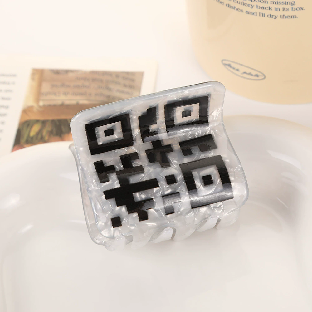 Fashion Acrylic Shark Gripper Animal Style Claw Clips with Cow Panda Eagle Design Hair Clips