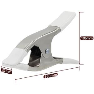 Hot Bán Chuyên Cô Dâu Váy Cưới Mùa Xuân Kẹp 6 Inch Thép Mùa Xuân Clip Một Loại Mùa Xuân Kẹp Màu Trắng Kẹp - Product Image 4