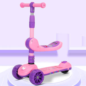 Chine fabricant Offre Spéciale pas cher prix 3 roues enfants trottinette pour <span class=keywords><strong>4</strong></span> ans garçon enfants flash lumière 3 <span class=keywords><strong>en</strong></span> <span class=keywords><strong>1</strong></span> scooter bébé - Product Image 2
