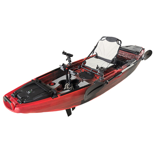 NEOKUDO Kayak <span class=keywords><strong>barca</strong></span> a remi surf da pesca Kayak da una persona sedile in <span class=keywords><strong>alluminio</strong></span> 10ft a pedali con 2 pezzi Paddle - Product Image 4