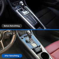 Modifikasi Mobil Upgrade Panel Sentuh Sandaran Tangan Tengah Dilengkapi Tombol Upgrade Interior untuk Porsche 718 (2016-2024)