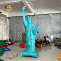 Statue de la Liberté géante gonflable avec lumières LED