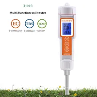 Nouveau testeur de conductivité portable 3-en-1 pour l'humidité du sol, TDS/EC/thermomètre