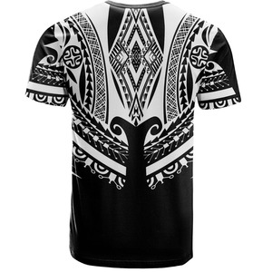 T-shirt pour homme à col rond et manches courtes, imprimé turquoise <span class=keywords><strong>tribal</strong></span> polynésien samoan, impression personnalisée, t-shirts de sport pour homme - Product Image 6