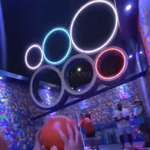 Equipo Deportivo Digital para Parques de Diversiones, Juego Interactivo de Tiro al Blanco con Pelotas Voladoras, Multijugador, para Interiores - Product Image 2