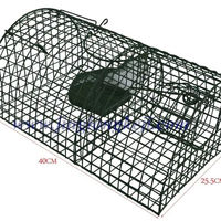 Trampa de jaula para ratas de metal ecológica de alta calidad con malla fuerte para un control seguro y sostenible de roedores