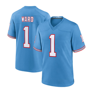 Disesuaikan grosir 1 Ward 8 akan Levis sepak bola Jersey Top dijahit murah seragam sepak bola Amerika Jersey Rugby - Product Image 3