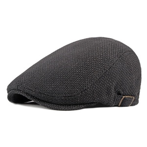 Gorro Unisex de Lino, Estilo Newsboy, de Invierno, con Visera Plana, Gorra de Golf, Cálida, Tipo Boina - Product Image 4