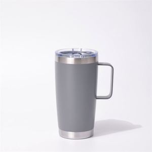 Taza de Café con Tapa Deslizante, Apta para Portavasos de Auto, Taza Aislada de 20 oz, Acero Inoxidable, Envío Directo Disponible ASM26 - Product Image 1