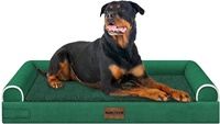 Orthopädisches Hundebett Wasserdichter Arktischer Samt Eierkarton-Schaumstoff Haustier-Sofa Waschbarer Abnehmbarer Bezug für Einzelhändler Maßgefertigt