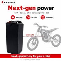 Batterie E-Moto Ansen 72V 50Ah LiNiMnCoO2 nouvelle génération 9C avec BMS intelligent, compatible Sur-Ron Light Bee X, 800 cycles