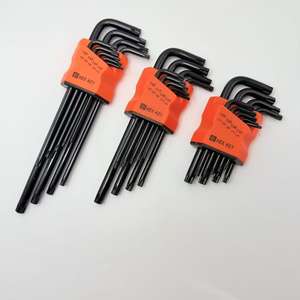 Ensemble de neuf pièces en fleur de prunier, clé noire durable, outil de réparation ménager à haute dureté, clé en forme d'étoile à double tête - Product Image 5