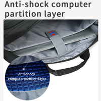 Sac pour ordinateur portable CoolBELL personnalisé avec logo, en polyester écologique, 14/15 pouces, sac à bandoulière professionnel, sac à main portable pour le travail, mallette pour homme