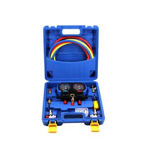 Kit de Carga de Refrigerante para Automóvil con Manómetros Dobles para Reparación de Aire Acondicionado R134a - Product Image 3