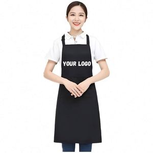 Promotion : Tablier bleu personnalisé avec logo imprimé, Tablier japonais rouge personnalisé avec impression de logo - Product Image 1