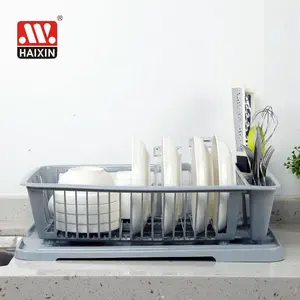 Haixin-escurridor de platos de plástico, organizador, estante