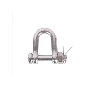 Wholesale 304 316 Stainless Steel U Bolt Type Chain Shackle Stainless Steel D Shackle