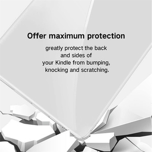 Étui transparent pour <span class=keywords><strong>Kindle</strong></span> 11th Gen 2022, <span class=keywords><strong>protection</strong></span> anti-chute étui rigide <span class=keywords><strong>Kindle</strong></span> pare-chocs en TPU pour 6 "tout nouveau <span class=keywords><strong>Kindle</strong></span> 6 pouces 2022 - Product Image 4