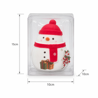 Nouveau Bonhomme de Neige Créatif de Noël en TPR, Jouet Anti-Stress à Rebond Lent, Cadeau pour Filles
