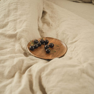 Sang Trọng Hữu Cơ Pháp Linen Giáng Sinh Tấm Đặt Gối Châu Âu Bộ Đồ Giường Lanh Quilt Duvet Cover Set - Product Image 2