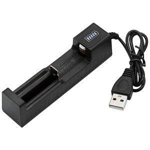 Cargador de Batería USB de un Solo Puerto con Salida de 4.2V, Protección Contra Sobrecarga, Conector de Alimentación para Batería 18650 - Product Image 1