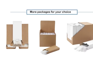 Dày nhựa mờ dao nĩa muỗng súp phương Tây ăn tối muỗng salad ngã ba sang trọng PLA PP PS dao kéo thiết lập dùng một lần - Product Image 6