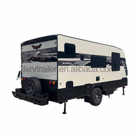 Caravane de camping-car moderne personnalisable pour le camping en plein air et les voyages