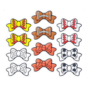 NOUVEAU Offre Spéciale en forme d'arc Baseball Silicone Focal Beads DIY Baby Pacifier Clip Accessories Jewelry Silicone Teething Beads - Product Image 1