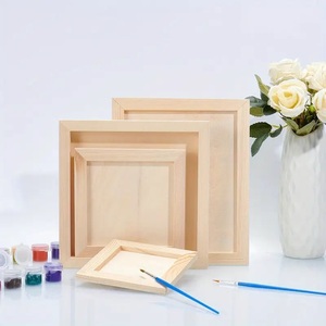 5x5 4x4 <strong>Wood</strong> <strong>Panel</strong> Boards <strong>Unfinished</strong> <strong>Wood</strong> Canvas Wooden for Crafts Painting Canvas - Product Image 3