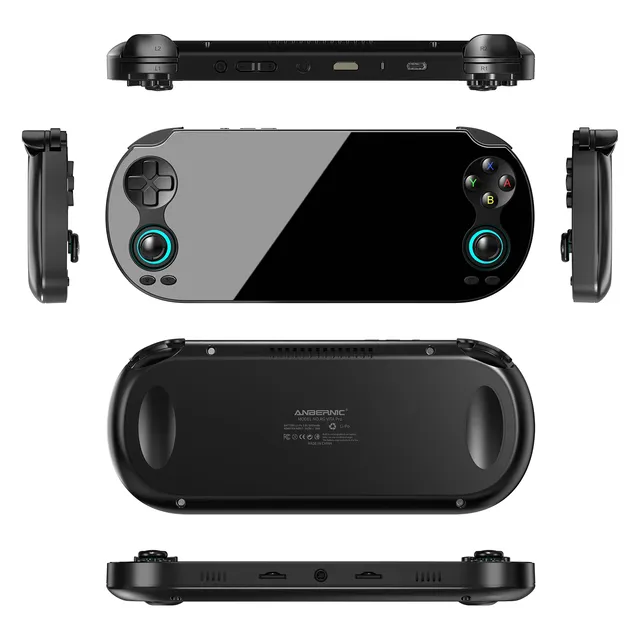 RG VITA Pro Retro Handheld Game Console Dual OS Android 14 and Linux System 5.5 Inch Touch Screen Support WiFi 6 BT 5.2 for PS2