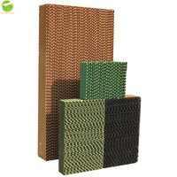 Refroidisseur de volaille de serre à griller à bas prix utilisé tampons de refroidissement par évaporation en nid d'abeille peigne à miel 7090/5090 coussin de refroidissement